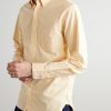 Button-Down Collar Cotton Oxford Shirt - FR