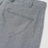 Straight-Leg Pleated Checked Linen and Cupro-Blend Trousers - CU Straight-Leg Pleated Checked Linen and Cupro-Blend Trousers - CU
