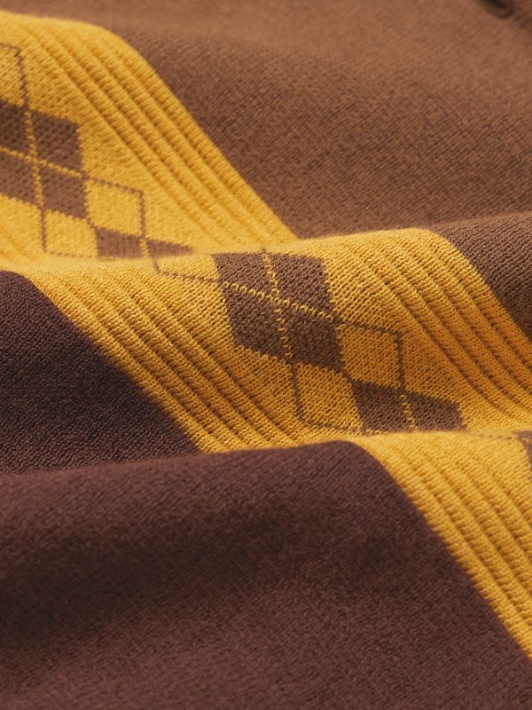 Argyle Cotton Polo Shirt - CU
