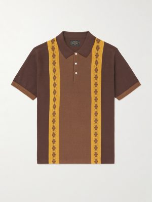 Argyle Cotton Polo Shirt Argyle Cotton Polo Shirt