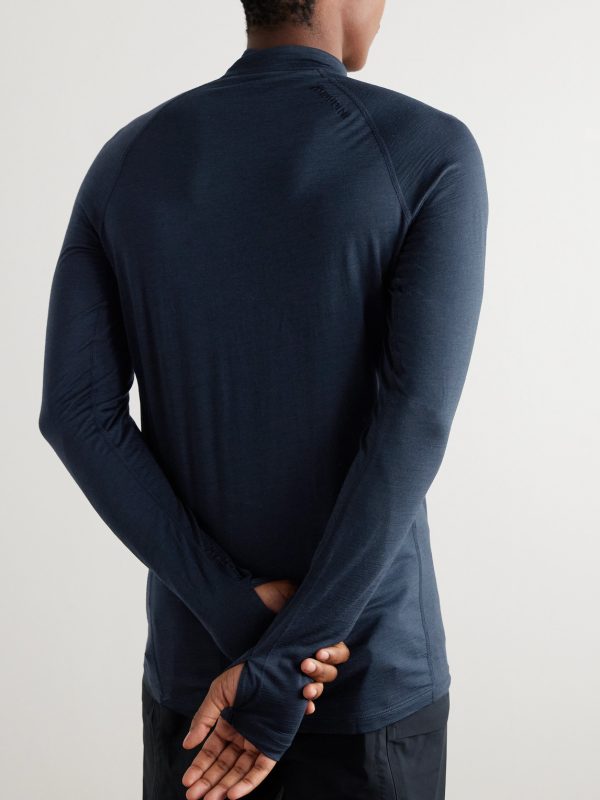 Desoli Solid Merino™ Half-Zip Ski Base Layer - BK Desoli Solid Merino™ Half-Zip Ski Base Layer - BK