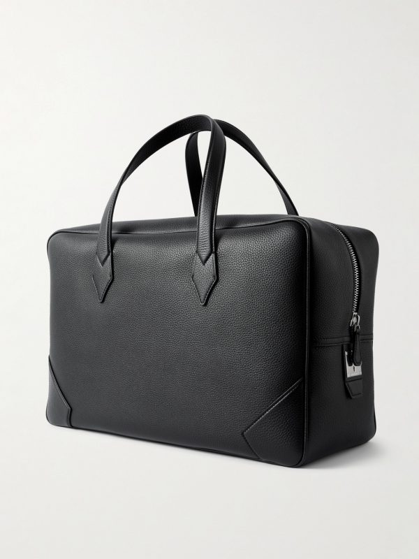 149 Logo-Appliquéd Full-Grain Leather Briefcase - BK 149 Logo-Appliquéd Full-Grain Leather Briefcase - BK