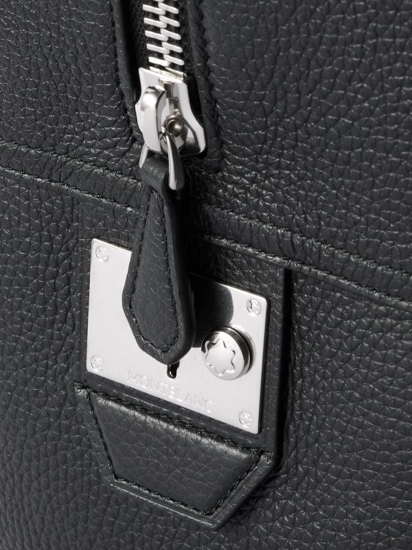149 Logo-Appliquéd Full-Grain Leather Briefcase - CU 149 Logo-Appliquéd Full-Grain Leather Briefcase - CU