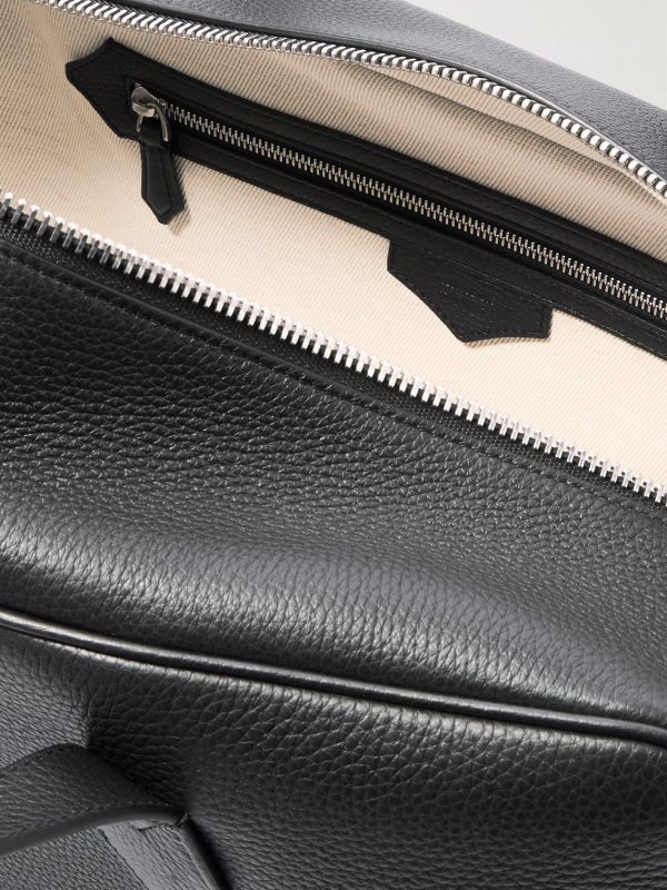 149 Logo-Appliquéd Full-Grain Leather Briefcase - E1 149 Logo-Appliquéd Full-Grain Leather Briefcase - E1