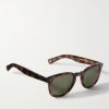 Kinney II Round-Frame Tortoiseshell Acetate Sunglasses - FR