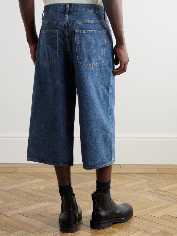 Beesley Straight-Leg Denim Shorts - BK