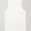 Viggo Ribbed Stretch Organic Cotton and TENCEL™ Lyocell-Blend Tank Top Viggo Ribbed Stretch Organic Cotton and TENCEL™ Lyocell-Blend Tank Top