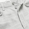 Anson Straight-Leg Frayed Organic Denim Shorts - E1