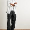 Slater Straight-Leg Pleated Cotton-Twill Trousers - OU Slater Straight-Leg Pleated Cotton-Twill Trousers - OU