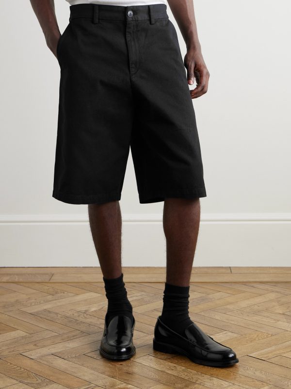 Cosmo Straight-Leg Garment-Dyed Cotton-Twill Shorts - FR Cosmo Straight-Leg Garment-Dyed Cotton-Twill Shorts - FR