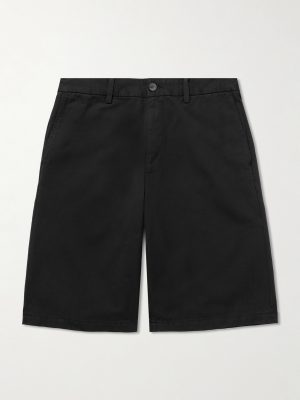 Cosmo Straight-Leg Garment-Dyed Cotton-Twill Shorts