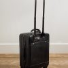 Full-Grain Leather Suitcase - BK Full-Grain Leather Suitcase - BK