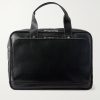 Textured-Leather Briefcase