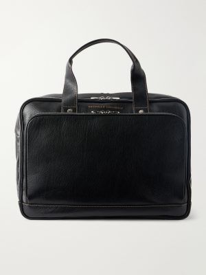 Textured-Leather Briefcase Textured-Leather Briefcase