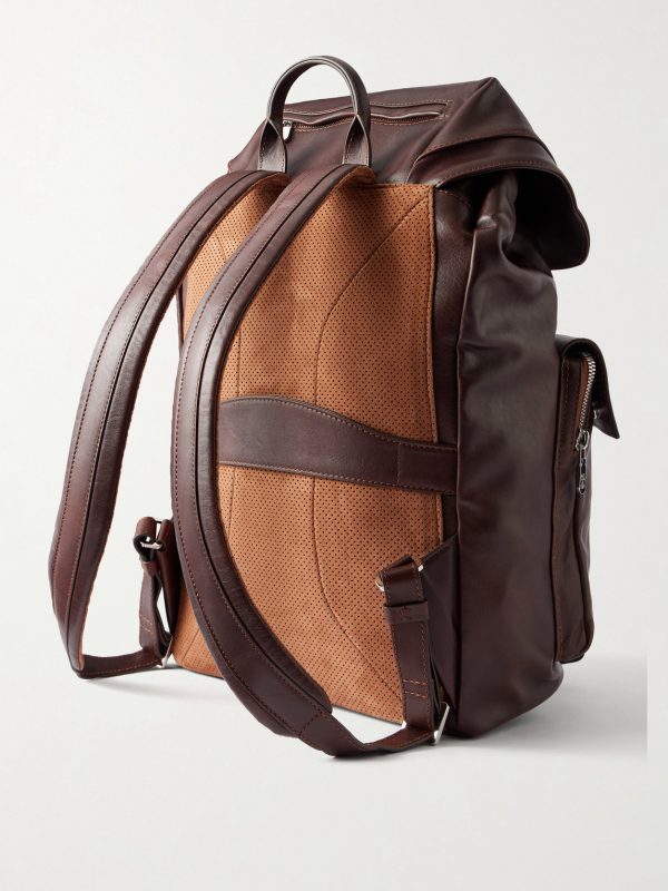 Leather Backpack - BK Leather Backpack - BK