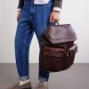 Leather Backpack - OU Leather Backpack - OU