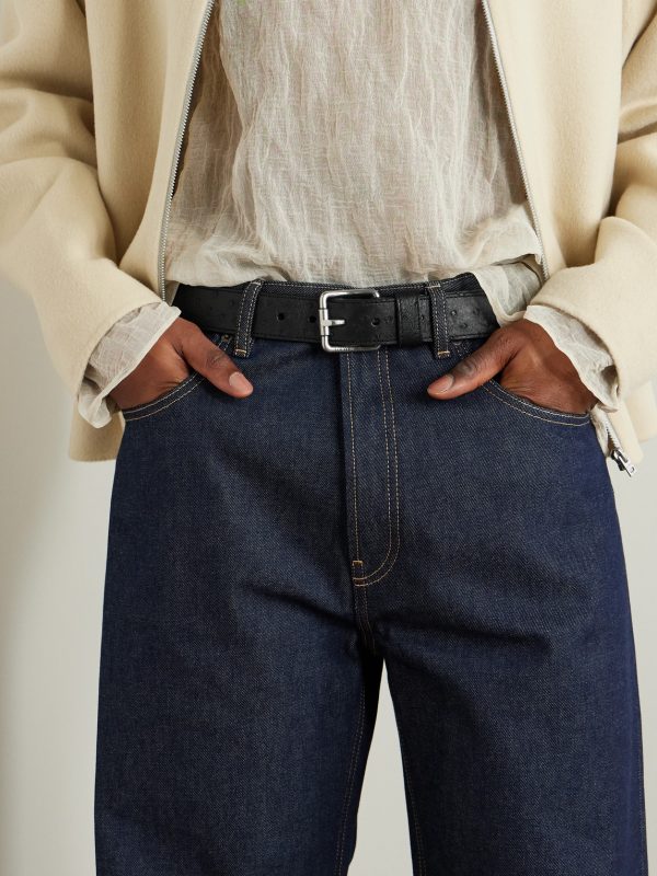 3.5cm Ostrich Belt - FR 3.5cm Ostrich Belt - FR