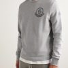 Logo-Print Appliquéd Cotton-Jersey Sweatshirt - FR Logo-Print Appliquéd Cotton-Jersey Sweatshirt - FR