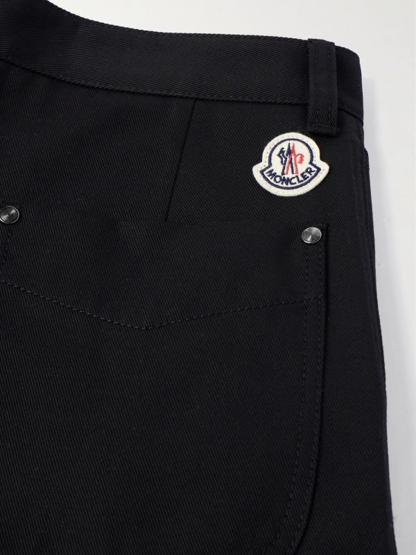 Wide-Leg Logo-Appliquéd Cotton-Twill Shorts - CU