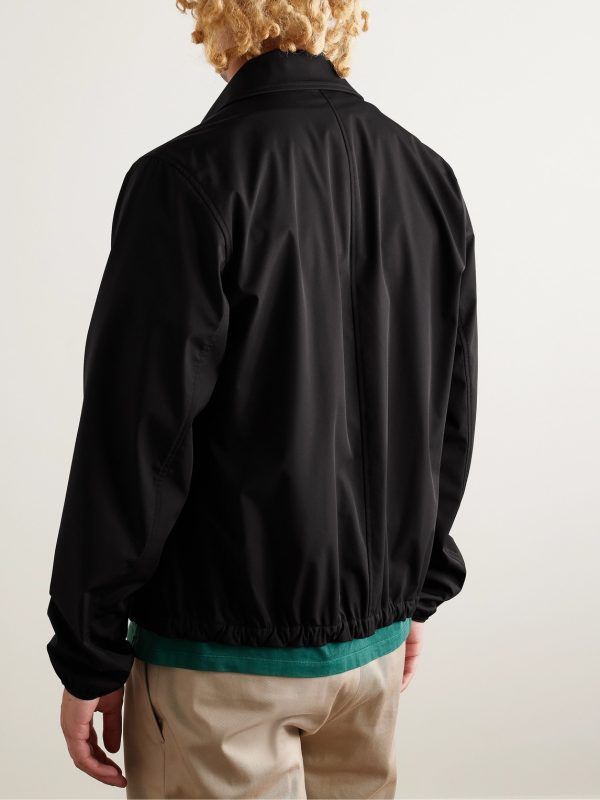 Evandro Logo-Appliquéd Shell Jacket - BK Evandro Logo-Appliquéd Shell Jacket - BK