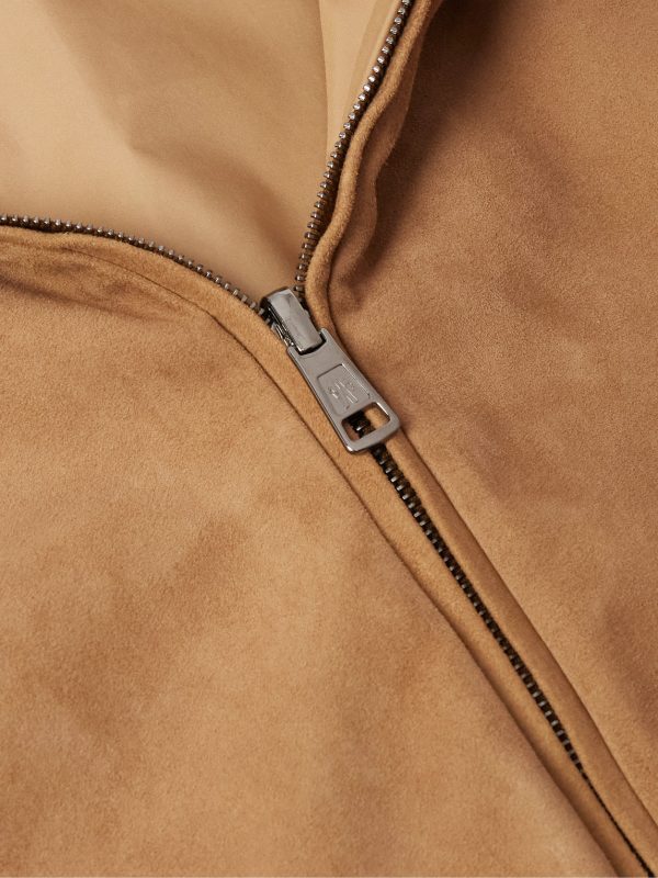 Turbat Logo-Appliquéd Reversible Suede and AirSoft Shell Jacket - CU Turbat Logo-Appliquéd Reversible Suede and AirSoft Shell Jacket - CU