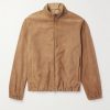 Turbat Logo-Appliquéd Reversible Suede and AirSoft Shell Jacket Turbat Logo-Appliquéd Reversible Suede and AirSoft Shell Jacket