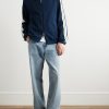 Striped Cotton-Jersey Track Jacket - OU