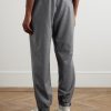 Tapered Logo-Appliquéd Wool Trousers - BK Tapered Logo-Appliquéd Wool Trousers - BK