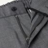 Tapered Logo-Appliquéd Wool Trousers - E1 Tapered Logo-Appliquéd Wool Trousers - E1