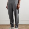 Tapered Logo-Appliquéd Wool Trousers - FR Tapered Logo-Appliquéd Wool Trousers - FR