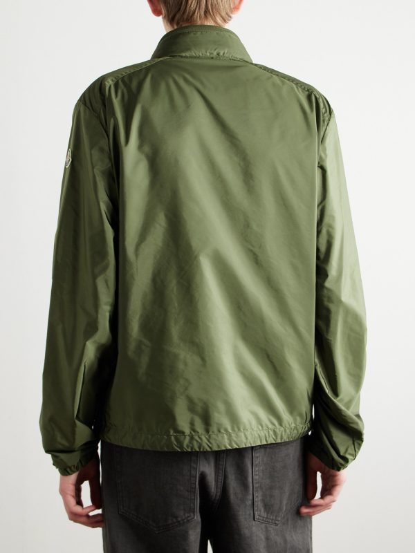 Montriond Logo-Appliquéd Nylon Jacket - BK Montriond Logo-Appliquéd Nylon Jacket - BK