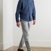 Premium Pat Grandad-Collar Linen Shirt - OU Premium Pat Grandad-Collar Linen Shirt - OU