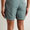 Straight-Leg Mid-Length Swim Shorts - BK Straight-Leg Mid-Length Swim Shorts - BK