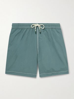 Straight-Leg Mid-Length Swim Shorts Straight-Leg Mid-Length Swim Shorts