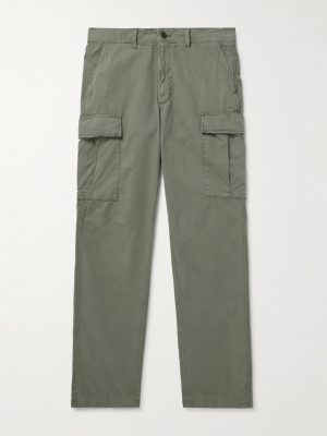 Tapered Cotton-Drill Cargo Trousers Tapered Cotton-Drill Cargo Trousers