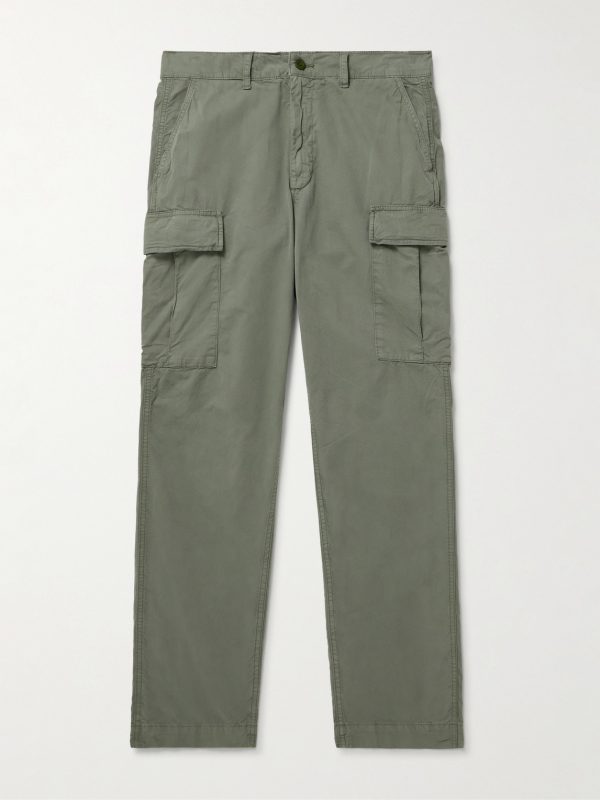 Tapered Cotton-Drill Cargo Trousers Tapered Cotton-Drill Cargo Trousers