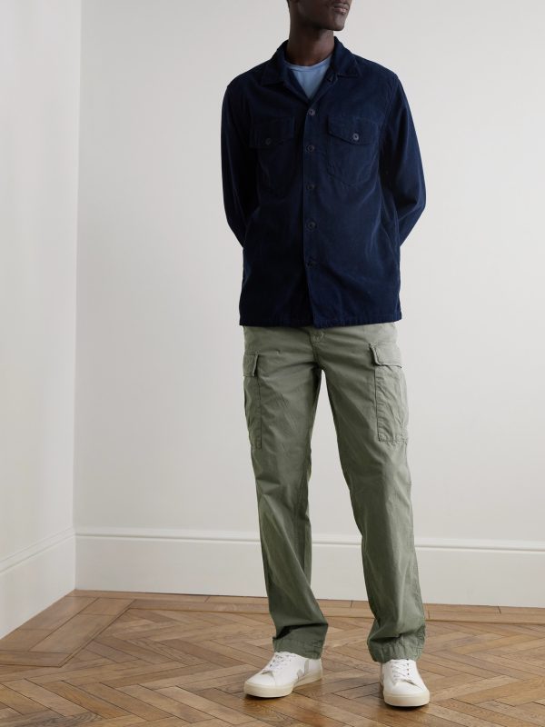Tapered Cotton-Drill Cargo Trousers - OU Tapered Cotton-Drill Cargo Trousers - OU