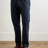 Tanker Straight-Leg Pleated Stretch-Cotton Drawstring Trousers - FR Tanker Straight-Leg Pleated Stretch-Cotton Drawstring Trousers - FR