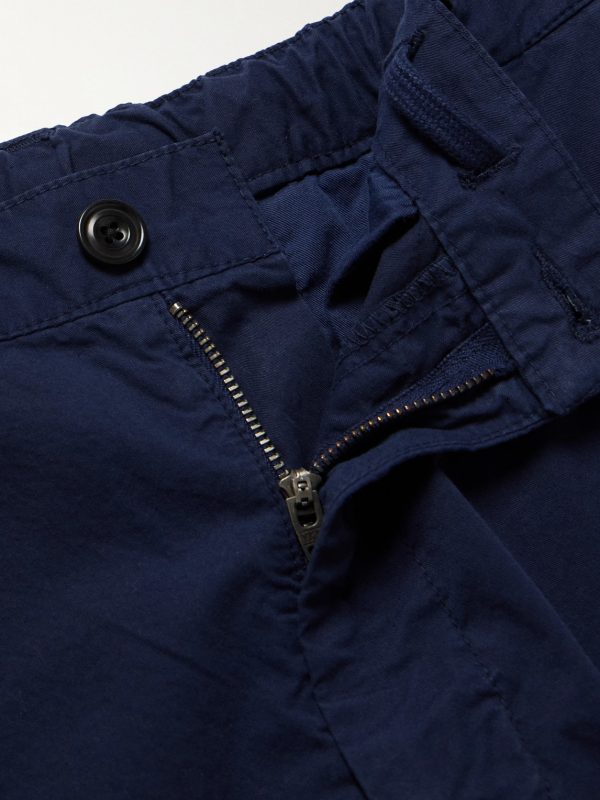 Tanker Slim-Fit Straight-Leg Cotton Drawstring Trousers - E1 Tanker Slim-Fit Straight-Leg Cotton Drawstring Trousers - E1