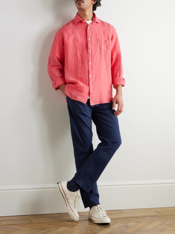 Tanker Slim-Fit Straight-Leg Cotton Drawstring Trousers - OU Tanker Slim-Fit Straight-Leg Cotton Drawstring Trousers - OU