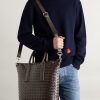 N/S Intrecciato Leather Tote Bag - OU N/S Intrecciato Leather Tote Bag - OU