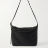 Small Traveler Intrecciato Full-Grain Leather Messenger Bag Small Traveler Intrecciato Full-Grain Leather Messenger Bag