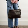 Andiamo Intrecciato Leather Messenger Bag - E3