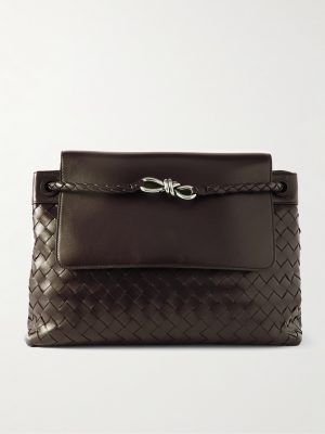Andiamo Intrecciato Leather Messenger Bag Andiamo Intrecciato Leather Messenger Bag