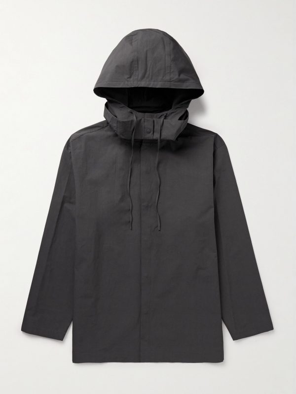 Hooded Poplin Jacket