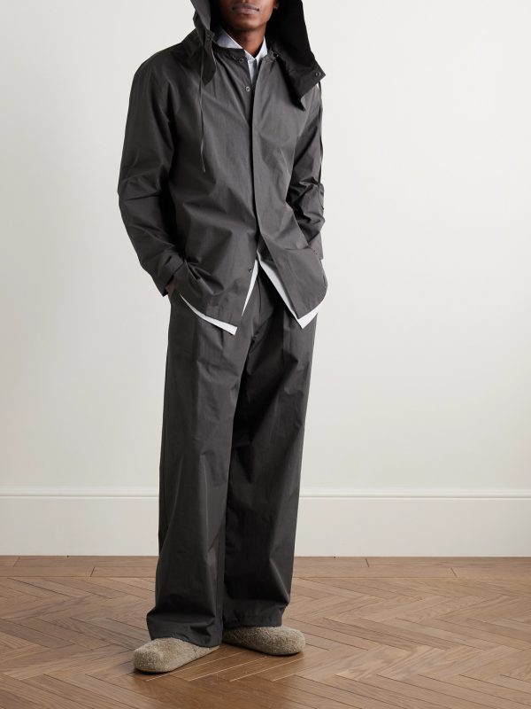 Hooded Poplin Jacket - OU