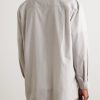Striped TENCEL™ Lyocell and Cotton-Blend Shirt - BK Striped TENCEL™ Lyocell and Cotton-Blend Shirt - BK