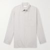 Striped TENCEL™ Lyocell and Cotton-Blend Shirt Striped TENCEL™ Lyocell and Cotton-Blend Shirt