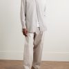 Striped TENCEL™ Lyocell and Cotton-Blend Shirt - OU Striped TENCEL™ Lyocell and Cotton-Blend Shirt - OU