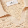 Pointelle-Knit Organic Cotton Polo Shirt - CU